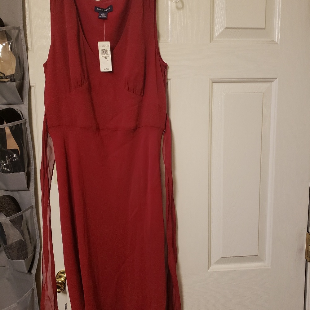 Ann Taylor red dress